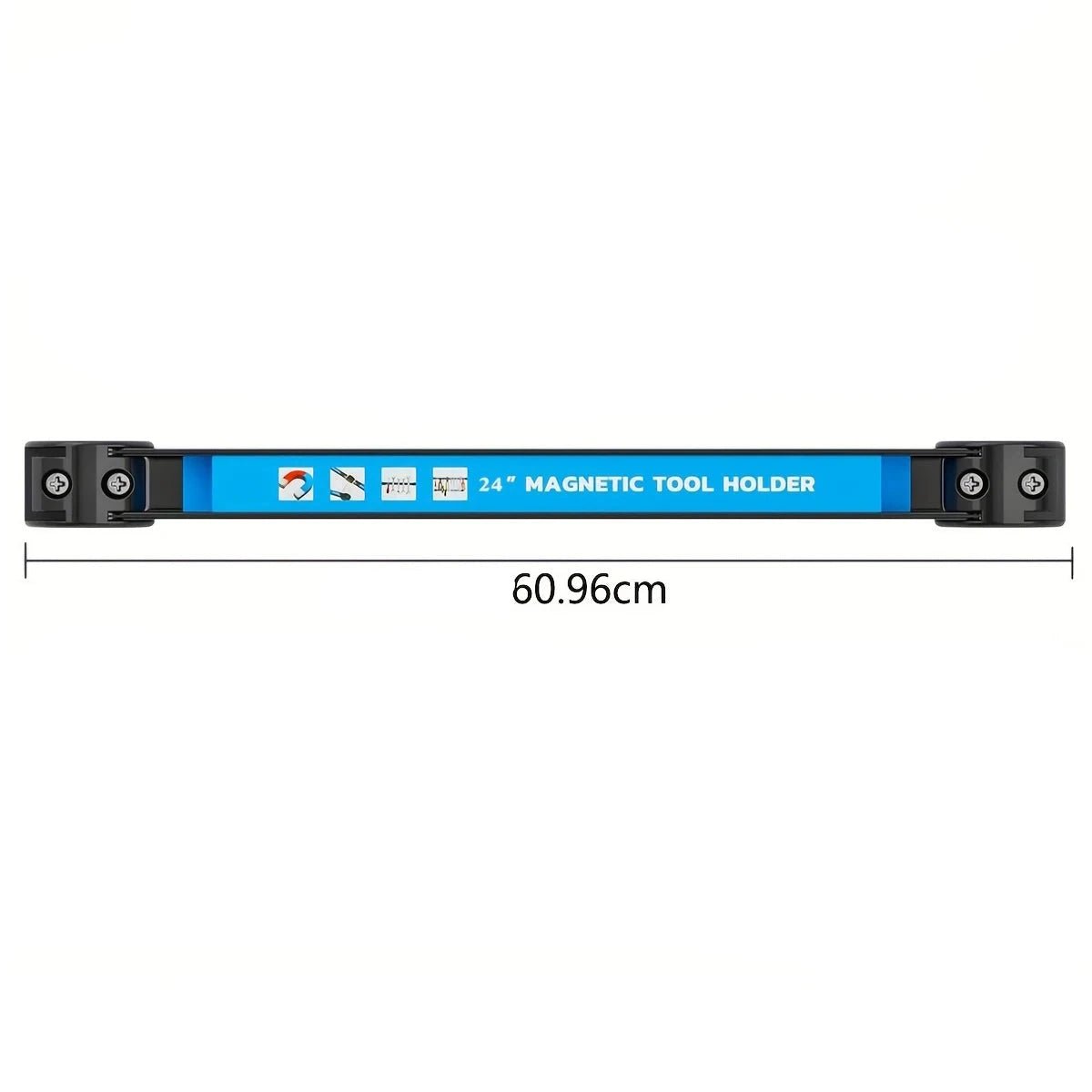 Porte - outil magnétique RapDuty, barre d'outils en métal, atelier, garage, maison, gain de place, longueurs de 20/30/45/60 Cm - BRICOGARAGE