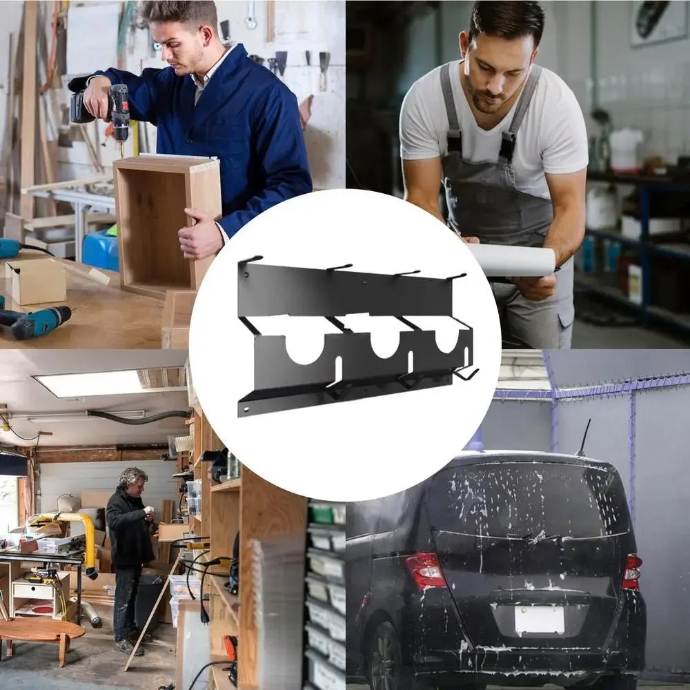 Support de rangement mural pour meuleuse d'angle, étagère murale suspendue en métal, support de polisseuse fixe, stockage Stable pour atelier, maison, Garage - BRICOGARAGE