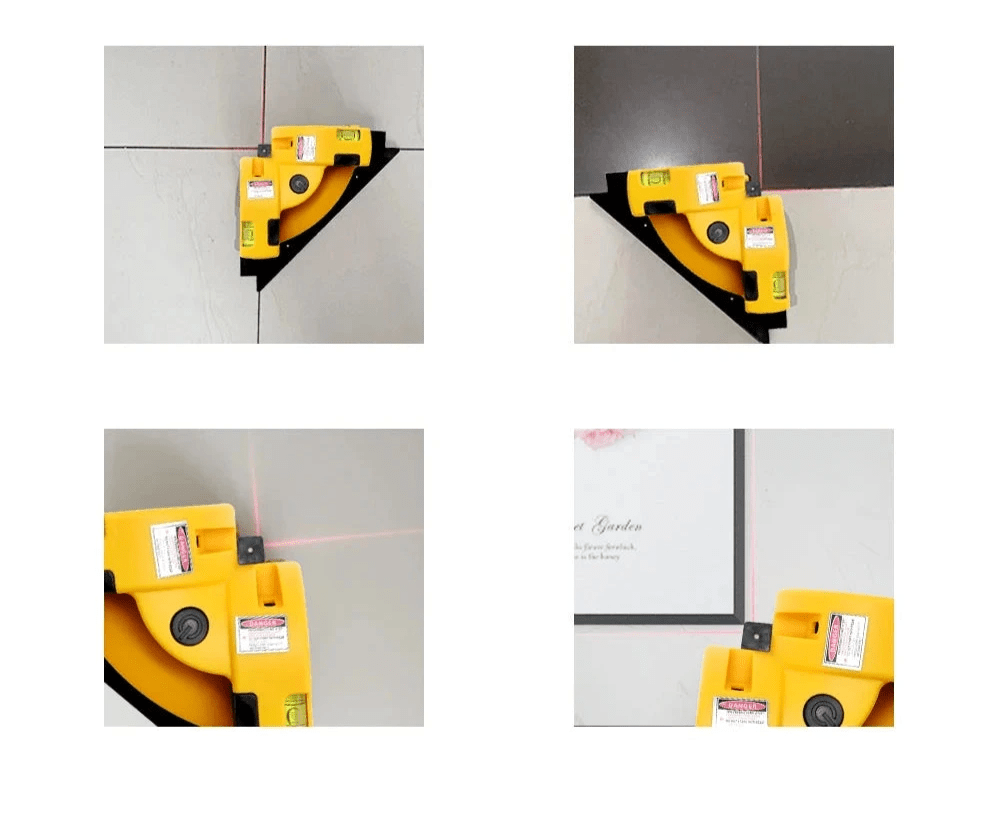 Niveau laser lignes 90°, murs et sols précis et ergonomique - BRICOGARAGE
