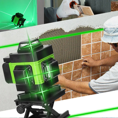 4D 16 lignes Niveau Laser Automatique, batterie au Lithium rechargeable par USB - BRICOGARAGE