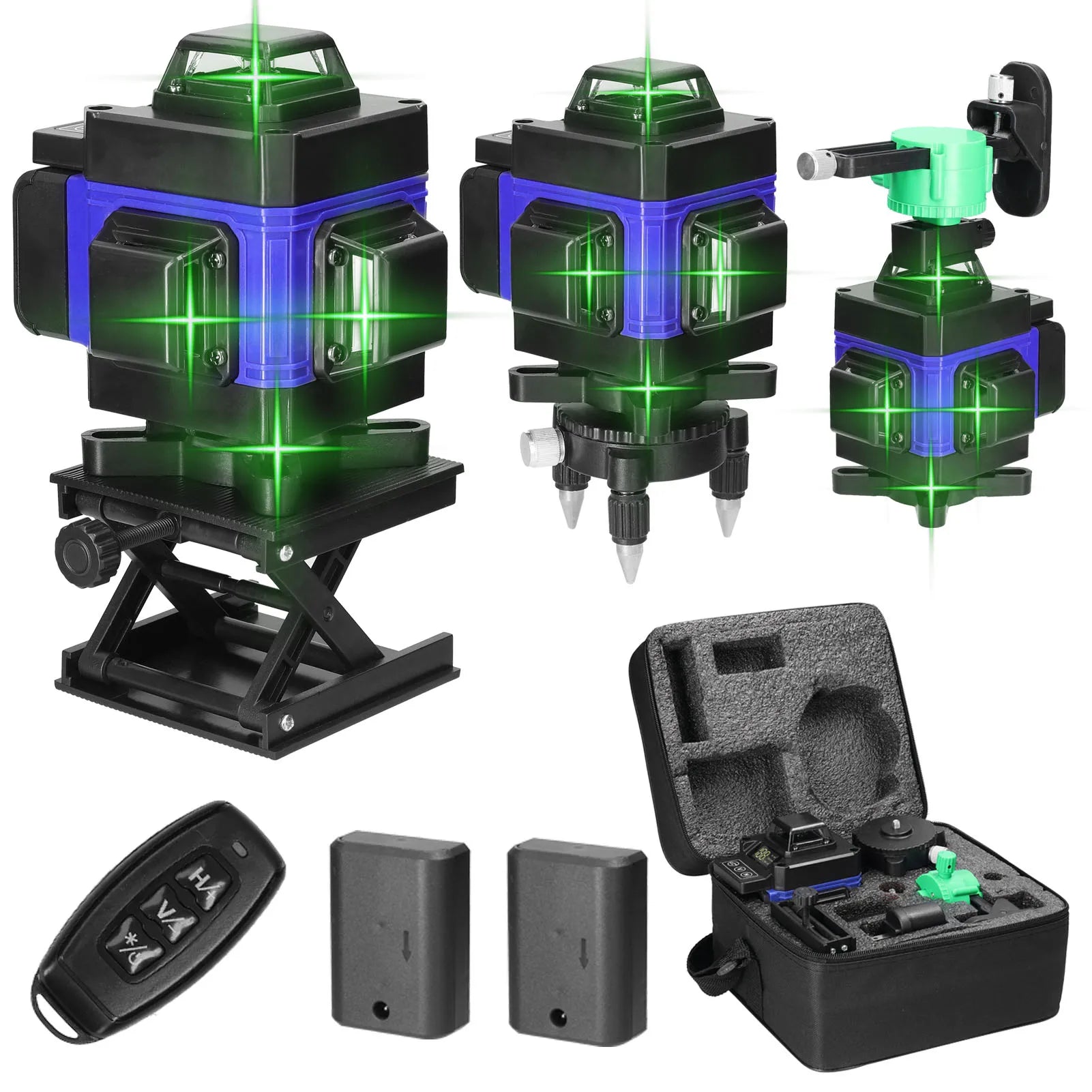 4D 16 lignes Niveau Laser Automatique, batterie au Lithium rechargeable par USB - BRICOGARAGE