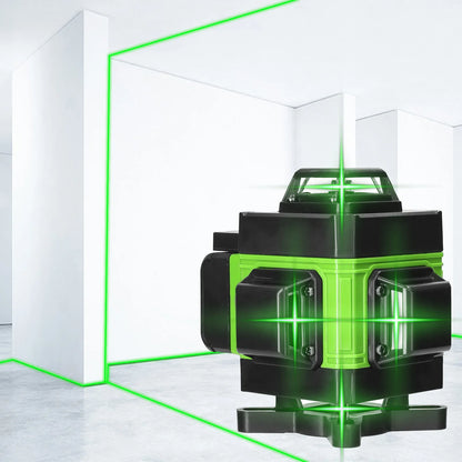 4D 16 lignes Niveau Laser Automatique, batterie au Lithium rechargeable par USB - BRICOGARAGE