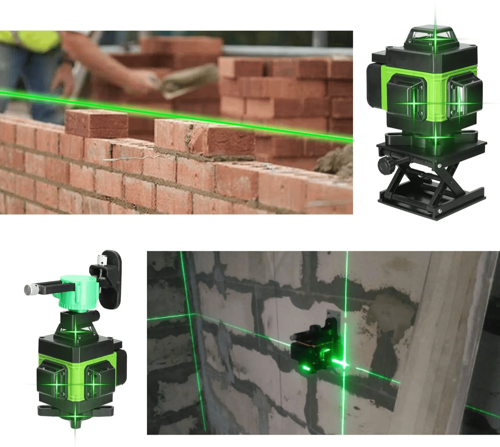 4D 16 lignes Niveau Laser Automatique, batterie au Lithium rechargeable par USB - BRICOGARAGE