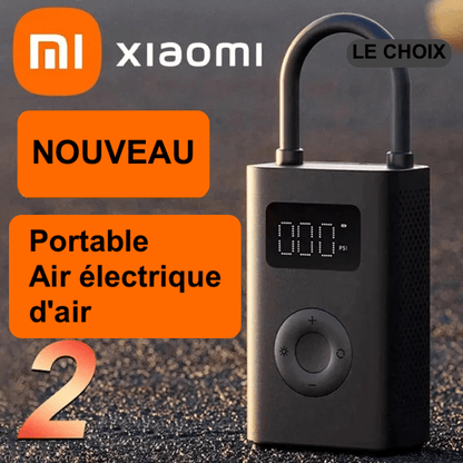 Xiaomi - Pompe à air électrique portable avec LED, gonfleur multi - outils, Xiaomi Ata Jia 2, mini compresseur d'air - BRICOGARAGE