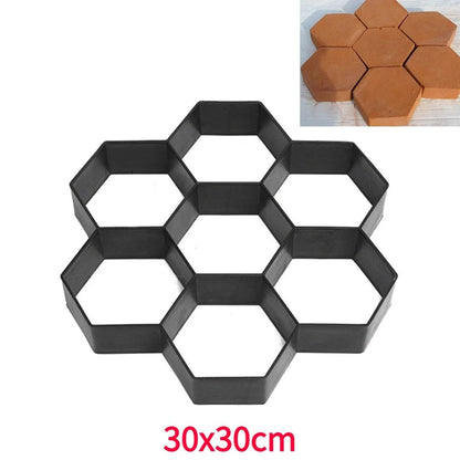 Moules à pavés réutilisable pour ciment béton, créations briques de pierre, créations d'allées de jardin, pavages divers - BRICOGARAGE