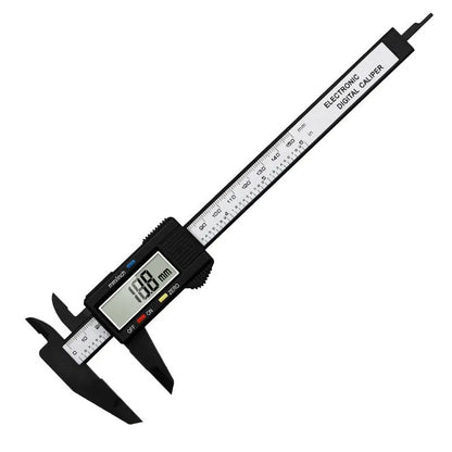 Pied à coulisse en plastique à affichage numérique, règle Vernier pour étudiant, outil de mesure de 0 à 150mm, 1 pièce - BRICOGARAGE