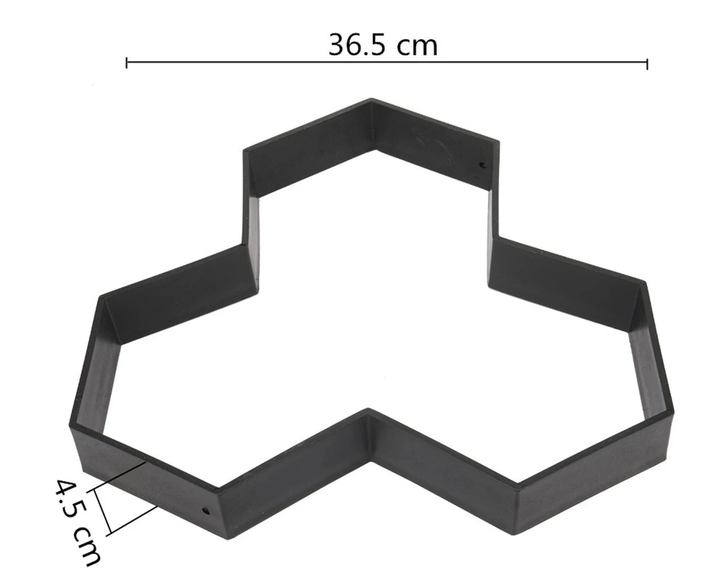 Moules de pavage pour sols de jardin, allées, chemins béton, pas à pas, pavé terrasse, moule réutilisable en plastique - BRICOGARAGE