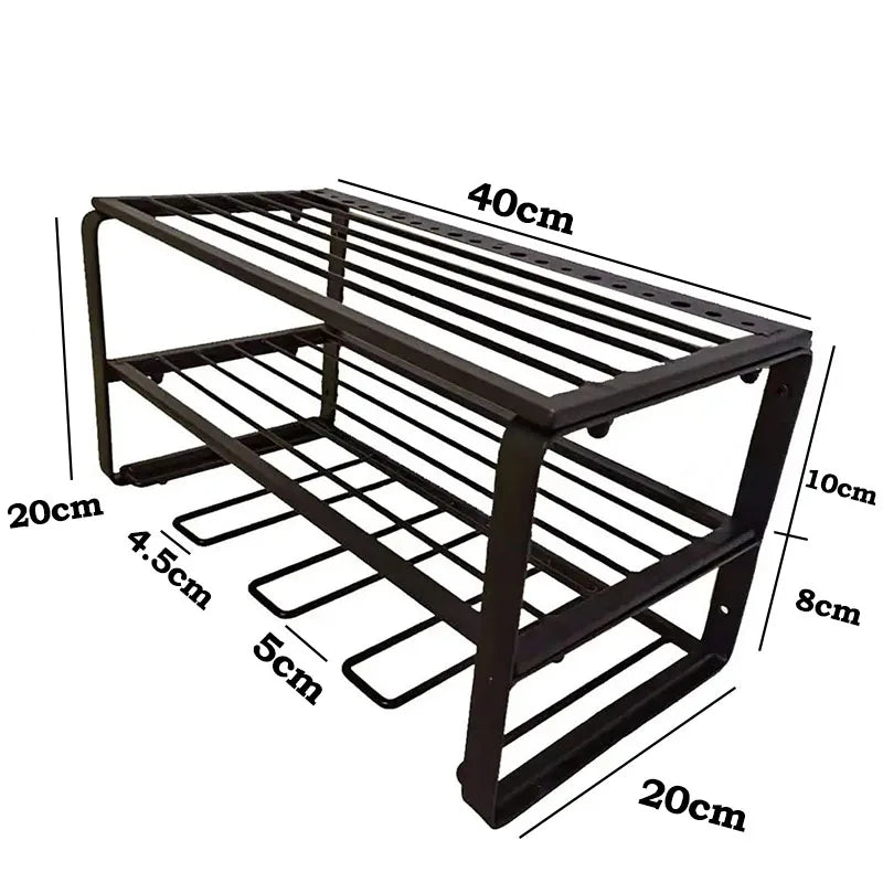 Support de rangement pour outils électriques, armoire à outils murale, porte - perceuse électrique, étagère à outils en métal lourd, support de rangement pour atelier et Garage - BRICOGARAGE