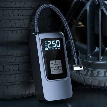 Compresseur d'air portatif pour voiture motos vélos - BRICOGARAGE