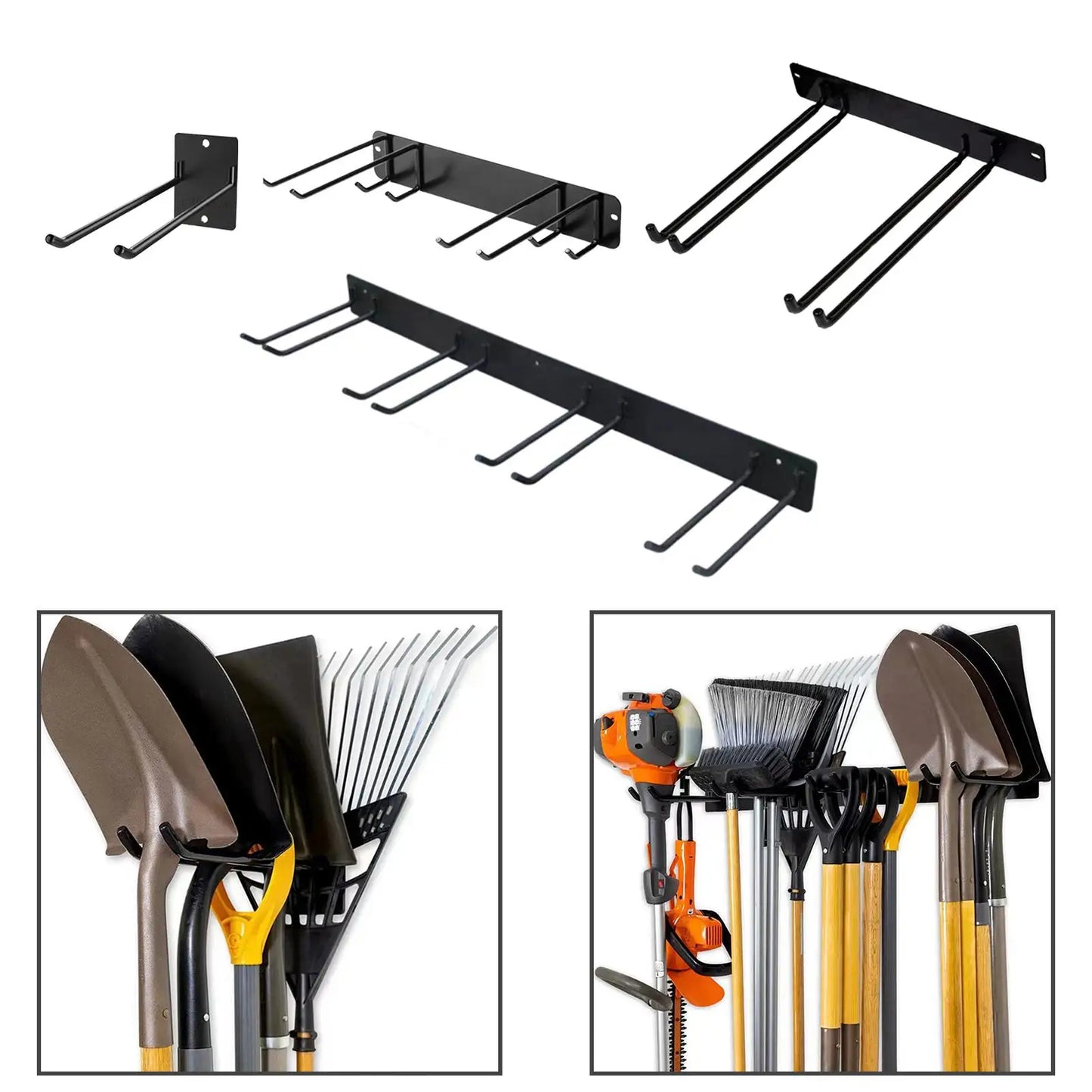 Supports muraux d'outils divers, balai, jardin, garage, etc... - BRICOGARAGE