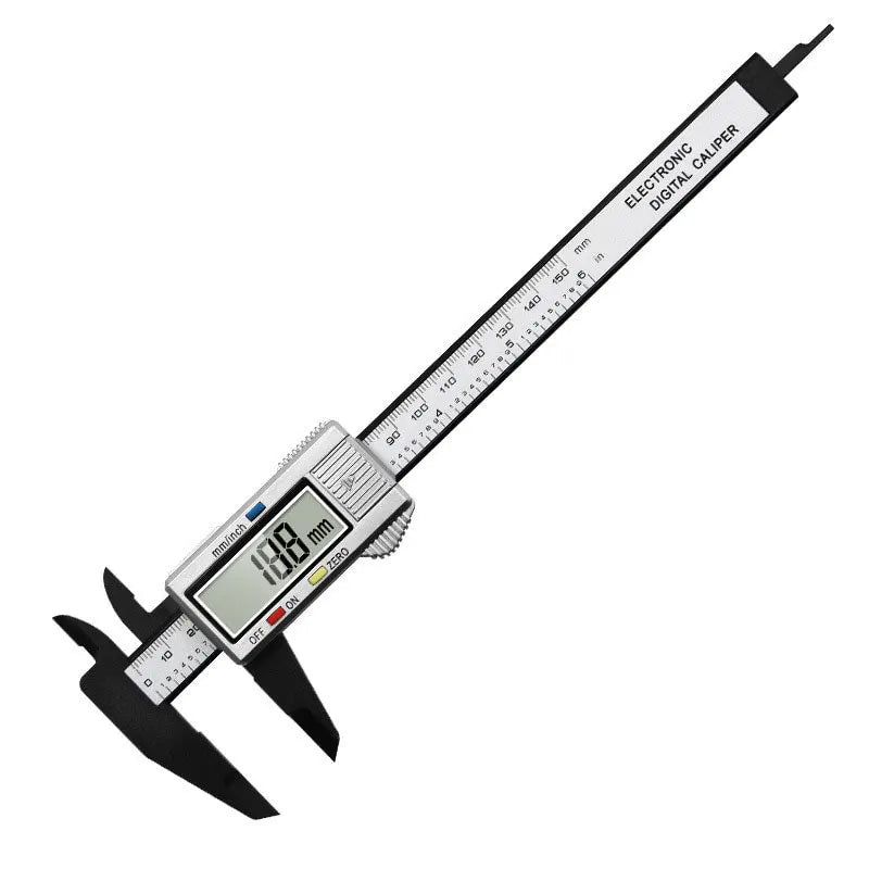 Pied à coulisse en plastique à affichage numérique, règle Vernier pour étudiant, outil de mesure de 0 à 150mm, 1 pièce