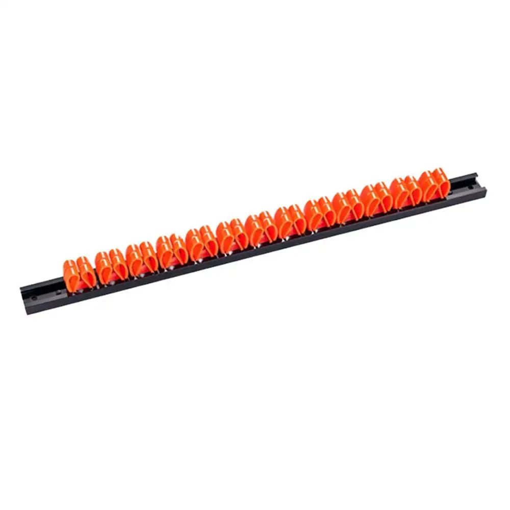 Porte - outil à main pour tournevis, rail en plastique, cintre avec clips de rangement, T1 pour couteau - BRICOGARAGE