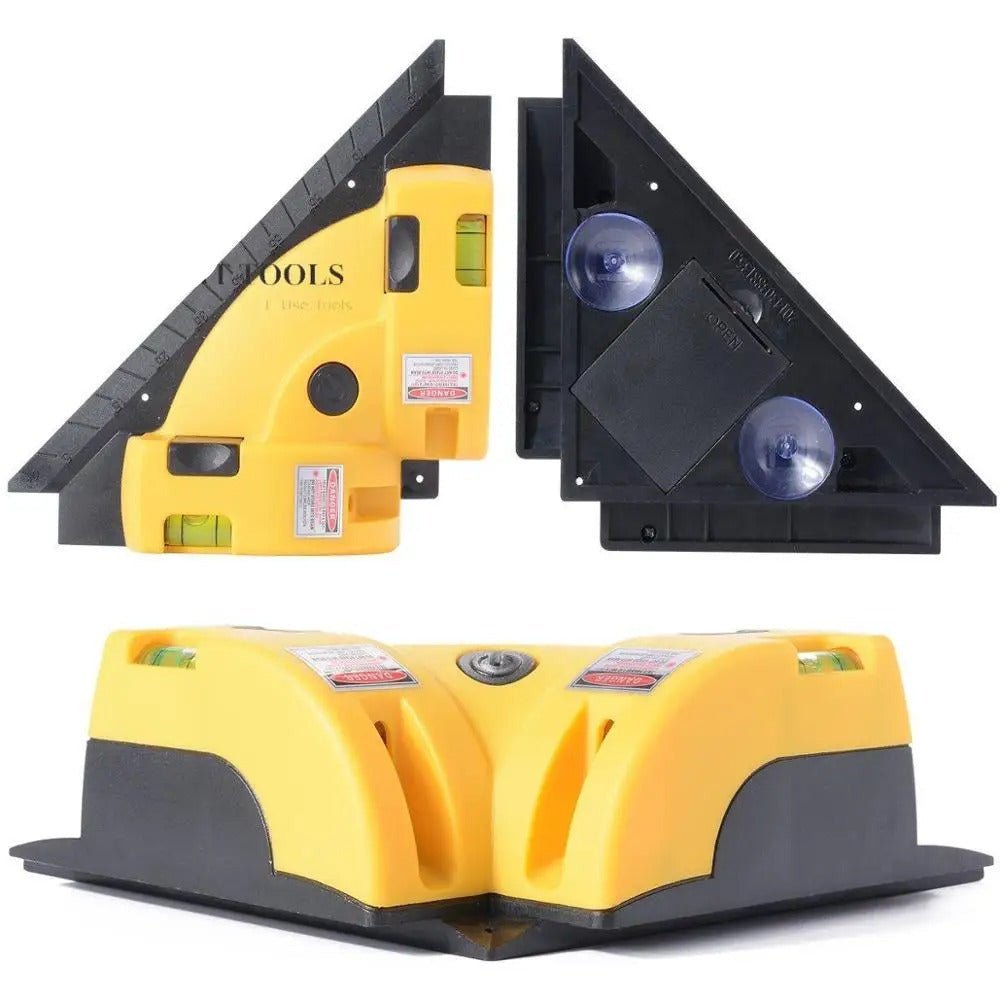 Niveau laser lignes 90°, murs et sols précis et ergonomique - BRICOGARAGE